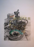 01 Uhren Bratpfanne Sieb  60x78