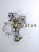 11 Uhren Einmachgläser  50x70