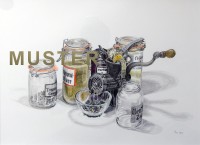 13 Uhren überflüssige Zeit 50x40