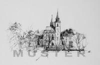 33 Bingen Basilika Winter 40x30